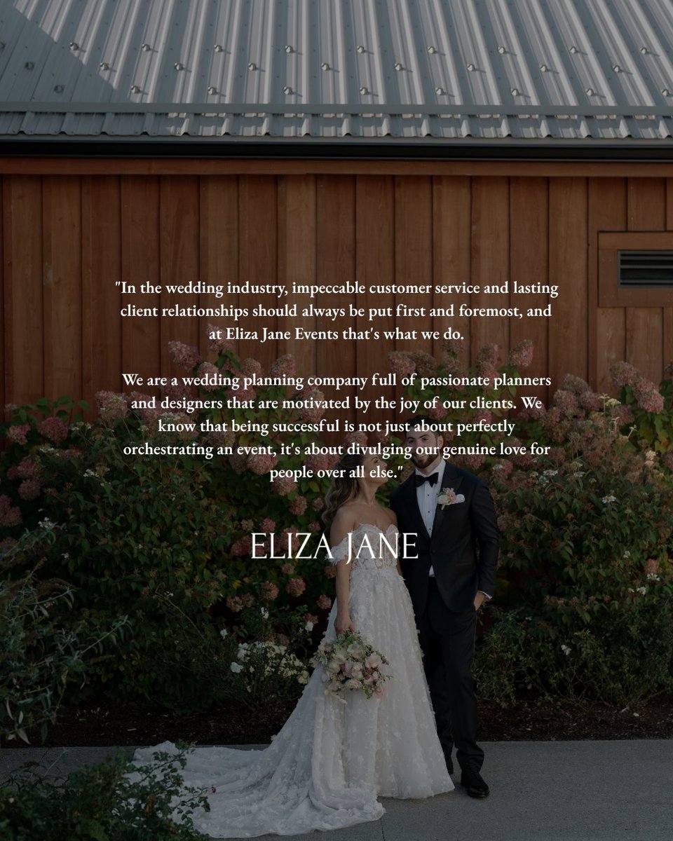 Eliza Jane Events wedding planners